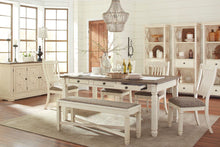 Load image into Gallery viewer, Bolanburg - Antique White - 7 Pc. - Rectangular Dining Room Table, 6 Upholstered Side Chairs