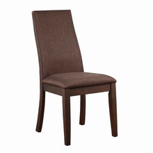 Load image into Gallery viewer, Spring Creek Collection - Chocolate - Spring Creek Upholstered Side Chairs Rich Cocoa Brown (Set of 2)