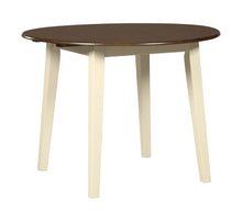 Load image into Gallery viewer, Woodanville - Cream/Brown - Round DRM Drop Leaf Table