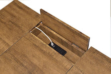 Load image into Gallery viewer, Sheeran Collection - Sheeran Writing Desk With 4 Hidden Storages Rustic Amber