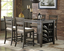 Load image into Gallery viewer, Rokane - Brown - RECT Counter Table w/Storage