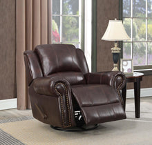 Load image into Gallery viewer, Sir Rawlinson Motion Collection - Dark Brown - Sir Rawlinson Swivel Rocker Recliner Dark Brown