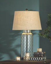 Load image into Gallery viewer, Sharmayne - Transparent - Glass Table Lamp (1/CN)