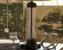 Load image into Gallery viewer, Talar - Clear/Bronze Finish - Glass Table Lamp (1/CN)