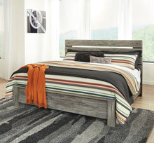 Load image into Gallery viewer, Cazenfeld - Black/Gray - King Panel Bed