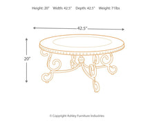 Load image into Gallery viewer, Rafferty - Dark Brown - Round Cocktail Table
