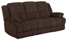 Load image into Gallery viewer, Brown - Waterbury Upholstered Motion Sofa Brown