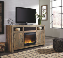 Load image into Gallery viewer, Sommerford - Brown - LG TV Stand w/Fireplace Option