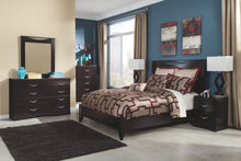 Load image into Gallery viewer, Zanbury - Merlot - Two Drawer Night Stand