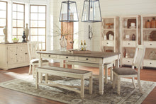 Load image into Gallery viewer, Bolanburg - Two-tone - Large UPH Dining Room Bench