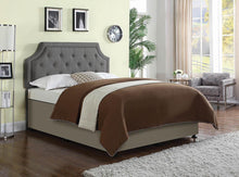 Load image into Gallery viewer, Rutherford Headboard - Grey - Rutherford Queen And Full Tufted Upholstered Headboard Grey