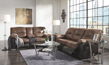 Load image into Gallery viewer, Follett - Coffee - DBL Rec Loveseat w/Console