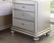 Load image into Gallery viewer, Coralayne - Silver - Three Drawer Night Stand