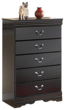 Load image into Gallery viewer, Huey Vineyard - Black - Five Drawer Chest