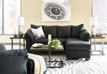 Load image into Gallery viewer, Darcy - Black - 2 Pc. - Sofa Chaise, Airdan Table Set
