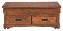 Load image into Gallery viewer, Cross Island - Medium Brown - Lift Top Cocktail Table