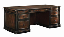Load image into Gallery viewer, Gorman Collection - Gorman 5-drawer Executive Desk Espresso And Chestnut