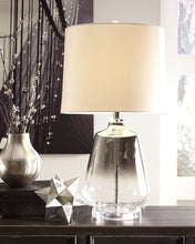 Load image into Gallery viewer, Jaslyn - Silver Finish - Glass Table Lamp (1/CN)