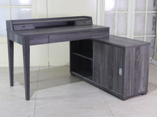 Load image into Gallery viewer, Jamara L-shape Office Desk With Power Outlet Weathered Grey