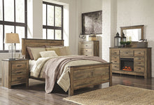 Load image into Gallery viewer, Trinell - Brown - Queen Panel Headboard