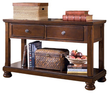 Load image into Gallery viewer, Porter - Rustic Brown - Console Sofa Table