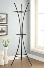 Load image into Gallery viewer, 12-hook Coat Rack Black