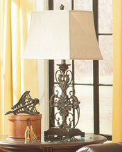 Load image into Gallery viewer, Sallee - Gold Finish - Poly Table Lamp (1/CN)