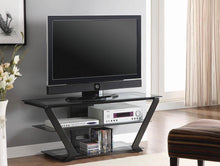 Load image into Gallery viewer, Living Room : Tv Consoles - 2-tier Tv Console Black