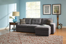 Load image into Gallery viewer, Gus Sectional - Charcoal - Gus Sleeper Sectional Sofa Charcoal