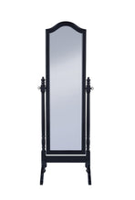 Load image into Gallery viewer, Rectangular Cheval Mirror With Arched Top Black