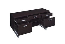 Load image into Gallery viewer, Glavan Collection - Glavan 5-drawer Credenza With Adjustable Shelf Cappuccino