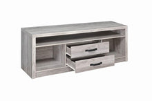 Load image into Gallery viewer, 2-drawer Tv Console Grey Driftwood