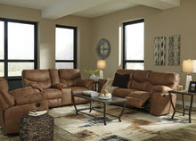 Load image into Gallery viewer, Boxberg - Bark - 3 Pc. - Reclining Sofa, Double Reclining Loveseat with Console, Champori Table Set