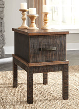 Load image into Gallery viewer, Mitchiner - Fog - 5 Pc. - Reclining Sofa with Drop Down Table, Double Reclining Loveseat with Console, Stanah Lift Top Cocktail Table, End Table, Chair Side End Table