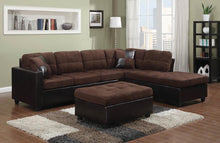 Load image into Gallery viewer, Mallory Sectional - Chocolate - Mallory Upholstered Sectional Chocolate And Dark Brown