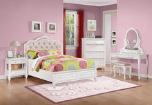 Load image into Gallery viewer, Caroline Collection - Pink - Caroline Twin Upholstered Storage Bed Pink And White