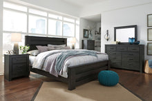 Load image into Gallery viewer, Brinxton - Charcoal - 5 Pc. - Dresser, Mirror, King Panel Bed