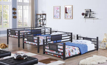 Load image into Gallery viewer, Rogen Triple Bunk Bed - Rogen Twin Triple Bunk Bed Dark Bronze