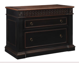 Rowan Collection - Rowan 2-drawer File Cabinet Black And Chestnut