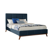 Load image into Gallery viewer, Charity Collection - Blue - Charity Queen Upholstered Bed Blue
