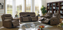 Load image into Gallery viewer, Sawyer Motion Collection - Macchiato - Sawyer Transitional Light Brown Three-piece Living Room Set