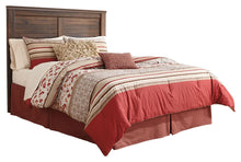 Load image into Gallery viewer, Quinden - Dark Brown - King Panel Headboard