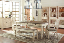 Load image into Gallery viewer, Bolanburg - Antique White - 7 Pc. - Rectangular Dining Room Table, 6 Upholstered Side Chairs