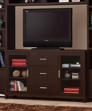 Load image into Gallery viewer, Living Room : Tv Consoles - 2-door Tv Stand With Adjustable Shelves Cappuccino
