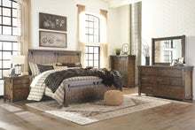Load image into Gallery viewer, Lakeleigh - Brown - 4 Pc. - California King Panel Bed, Nightstand