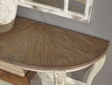 Load image into Gallery viewer, Realyn - White/Brown - Sofa Table