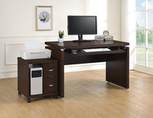 Load image into Gallery viewer, Russell Collection - Russell Computer Desk With Keyboard Tray Medium Oak