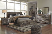 Load image into Gallery viewer, Derekson - Multi Gray - 5 Pc. - Dresser, Mirror, Queen Panel Bed