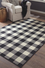 Load image into Gallery viewer, Juji - Black/Cream - Large Rug