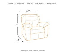 Load image into Gallery viewer, Follett - Coffee - Rocker Recliner